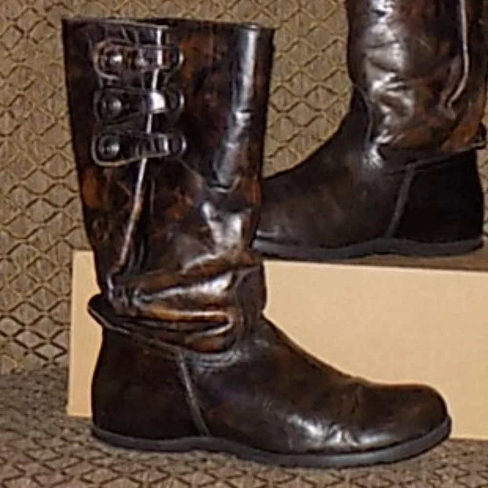 Birkenstock Tatami  Leather boot  made in Portugal EU38 US7 - Picture 13 of 14
